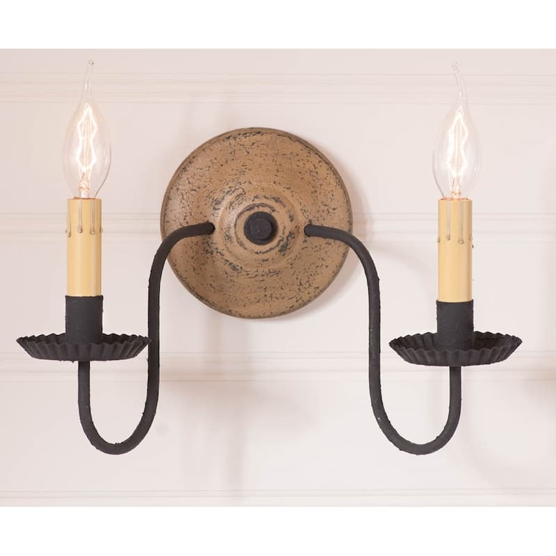 Ashford Wall Sconce In Textured Pearwood Color 12 Inches - 7.5 X 9 X 7.5 inches