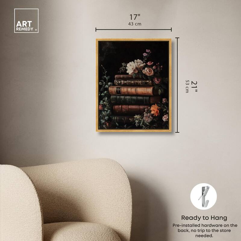 Stacked Wisdom Canvas by Art Remedy