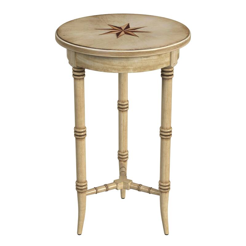 Isla Accent Table - Antique Beige