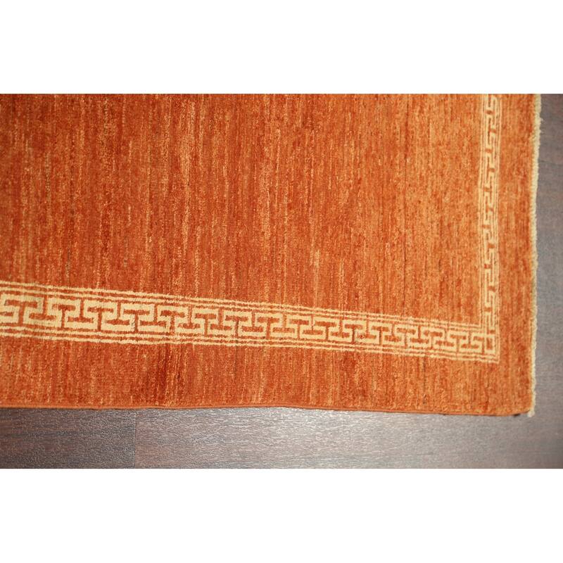 Gabbeh Kashkoli Hallway Runner Rug Hand-knotted Oriental Wool Carpet - 2'8" x 9'10"