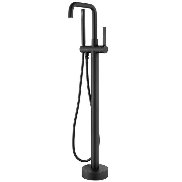 Miseno Delara Floor-Mounted Tub Filler, Hand Shower - Bed Bath