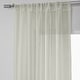 preview thumbnail 5 of 10, Exclusive Fabrics Montpellier Striped Linen Sheer Curtain (1 Panel)
