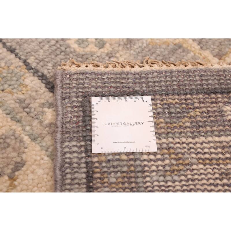 ECARPETGALLERY Hand-knotted Jules Serapi Grey Wool Rug - 7'9 x 9'10