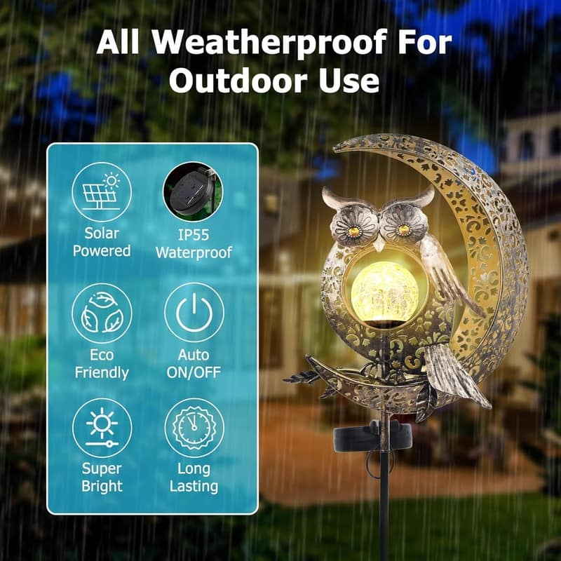 Outdoor Solar Watering Can Light, Waterproof Watering