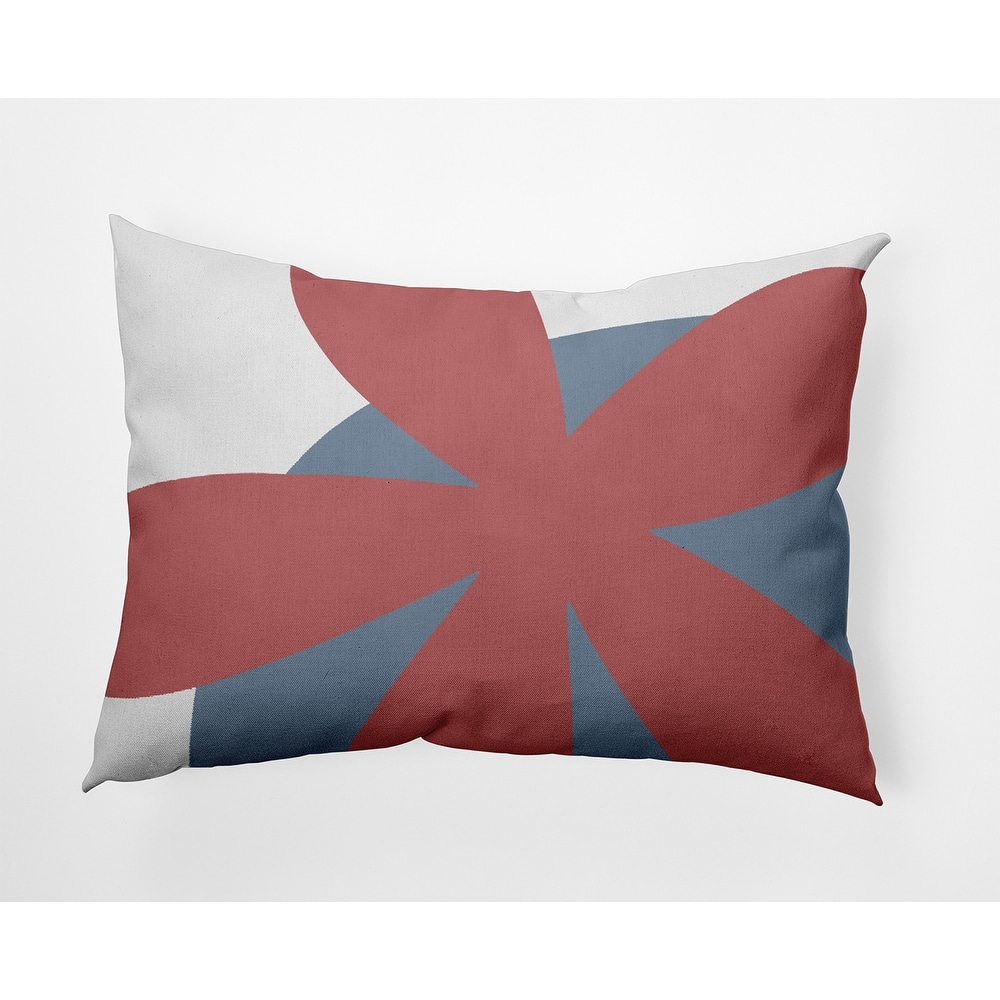 Bold Flower Polyester Indoor/Outdoor Pillow