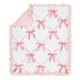 preview thumbnail 4 of 4, Sweet Jojo Designs Pink Bows Girl 4pc Nursery Crib Bedding Set White Bow Ruffles for Ballerina Ballet Dancer Princess Collection