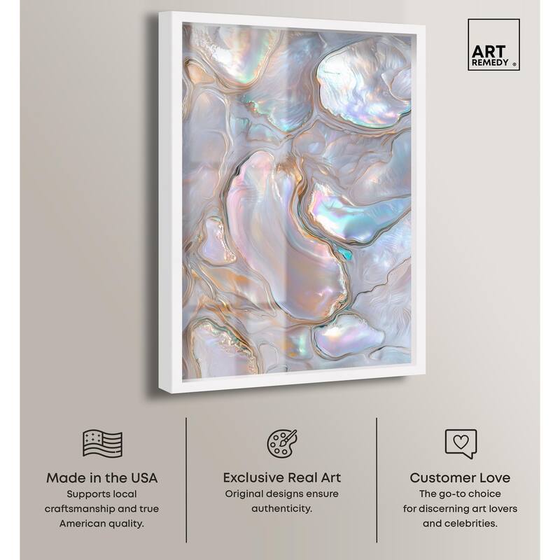 Fluid Preciousness III Shadowbox by Art Remedy