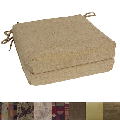 20-inch by 19-inch Jacquard Chenille Chair Cushion - 20 x 19