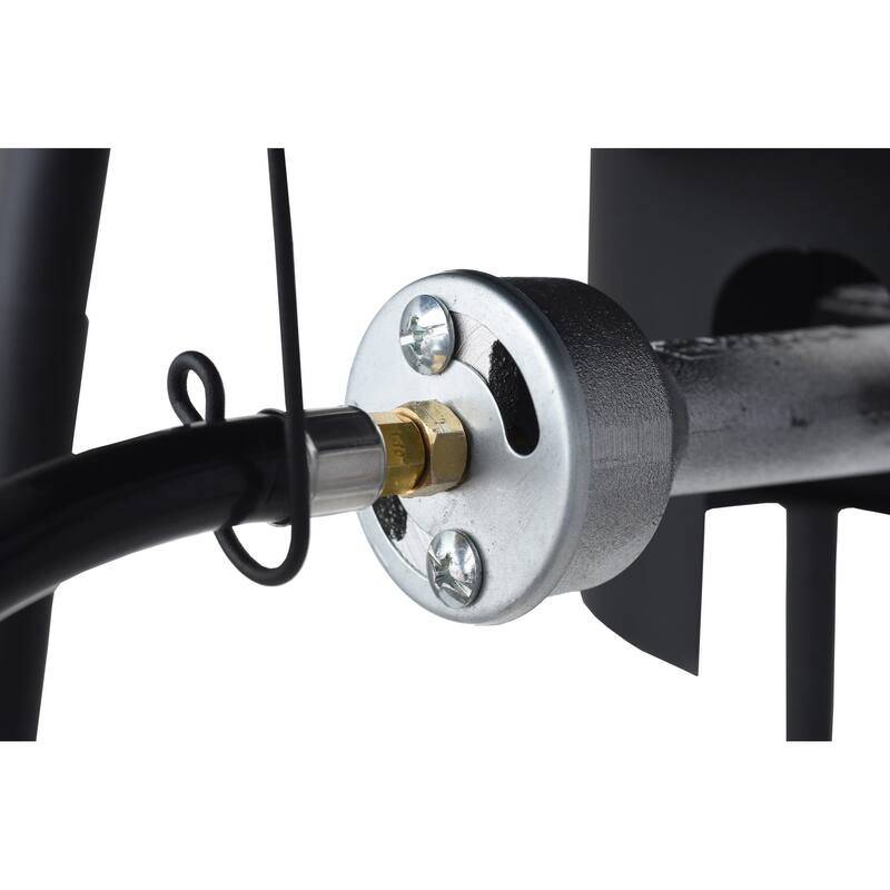 FlameKing Heavy Duty 100K BTU Turkey Fryer Single Propane Burner Stove