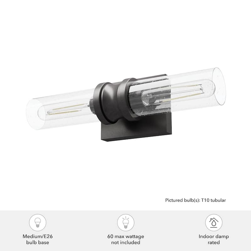 Hunter Lenlock Vanity Wall Light - Art Deco, Damp Rated