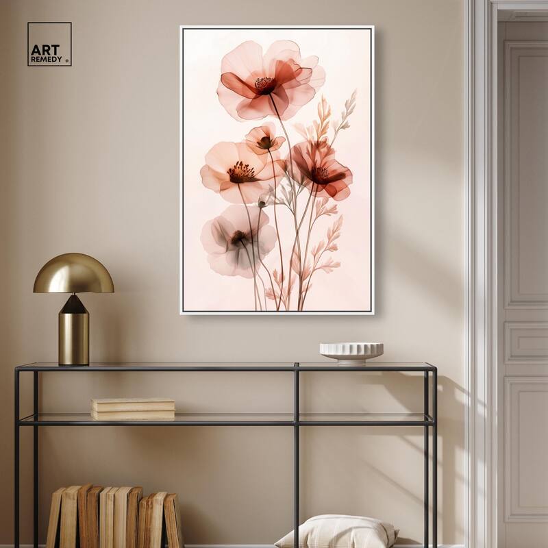 Petal Dye I Canvas by Art Remedy