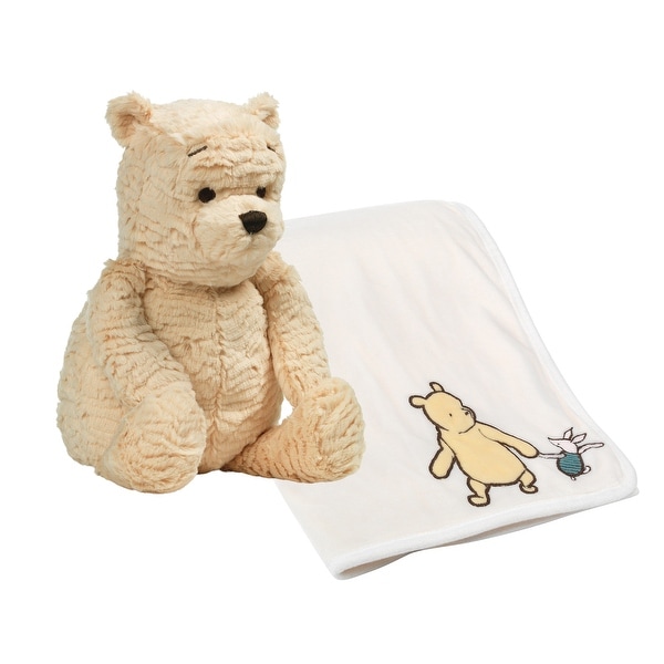 Lambs Ivy Disney Baby Classic Winnie the Pooh Blanket Plush