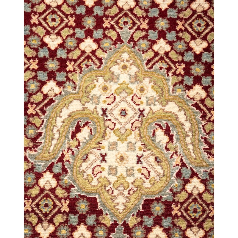 Overton Hand Knotted Wool Vintage Inspired Traditional Mogul Re Area Rug - 9 x 12