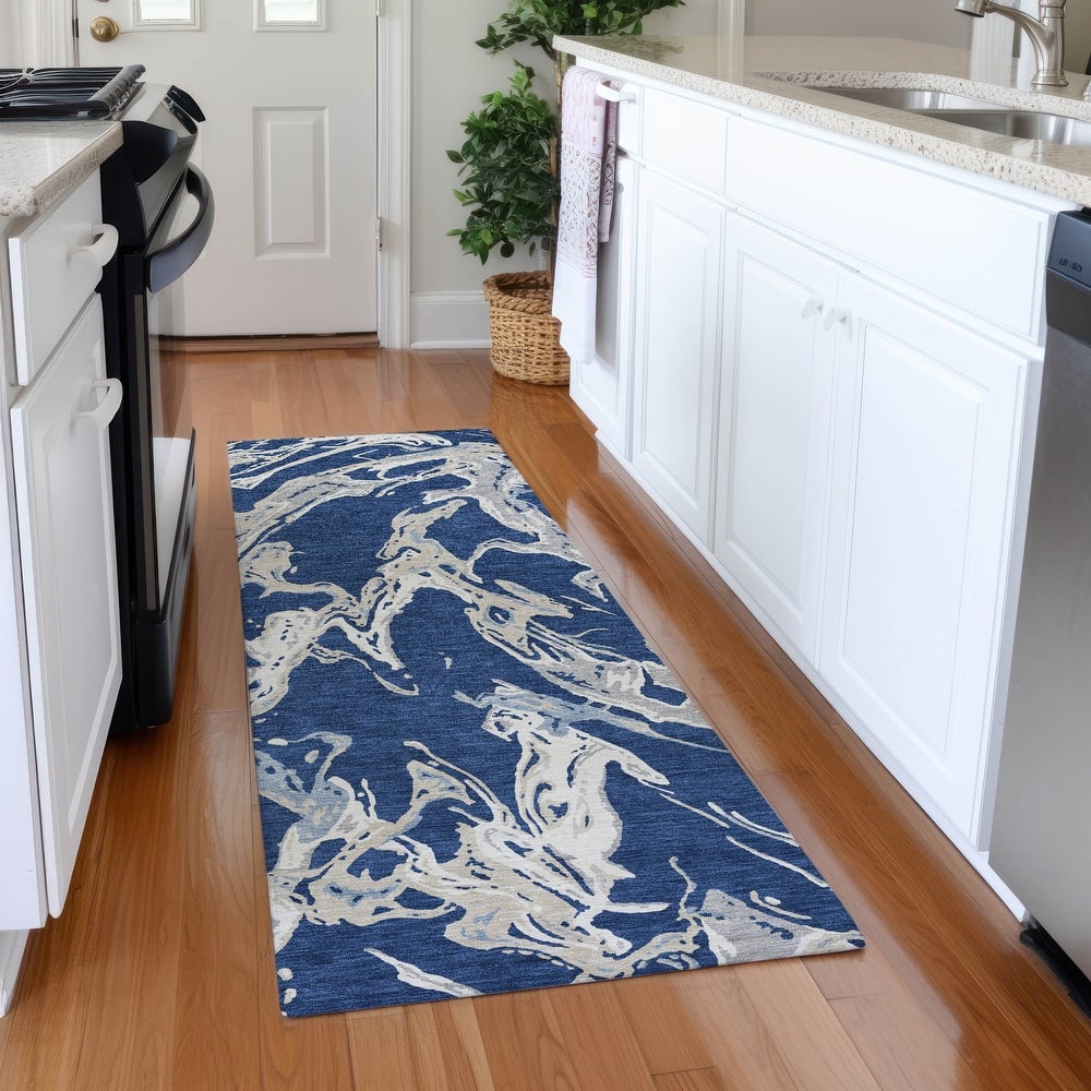 Premium Washable Super Soft Abstract Thrust Mayfield Rug