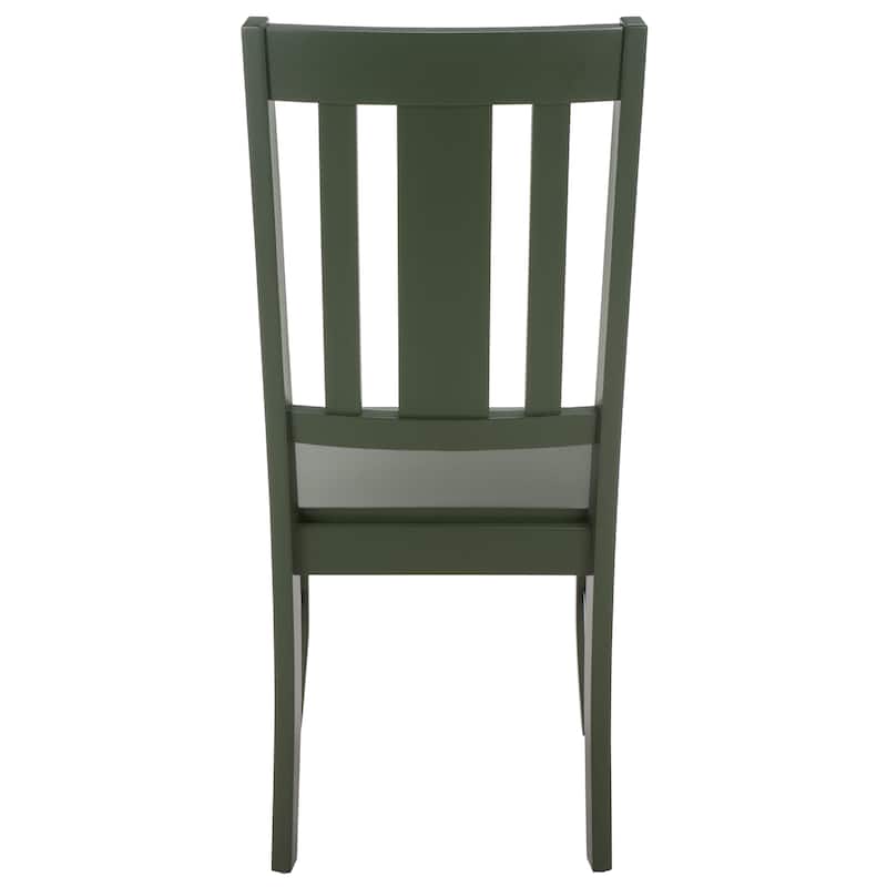 SAFAVIEH Home Roswitha Slat Back Side Chair - 18"W x 22"D x 39"H