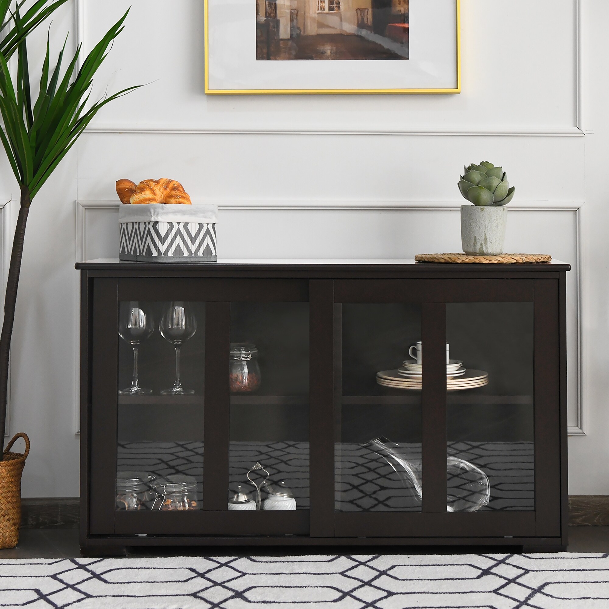 Costway storage deals cabinet sideboard buffet