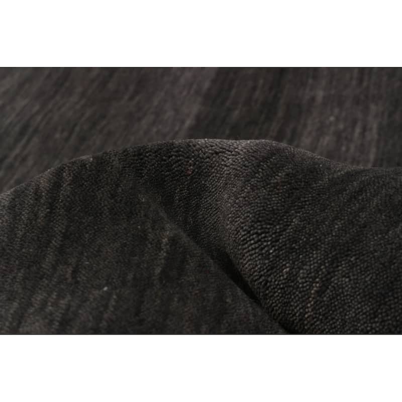 Kashkuli Gabbeh Grey Rug 6'7" x 9'9" - 6'7 x 9'9