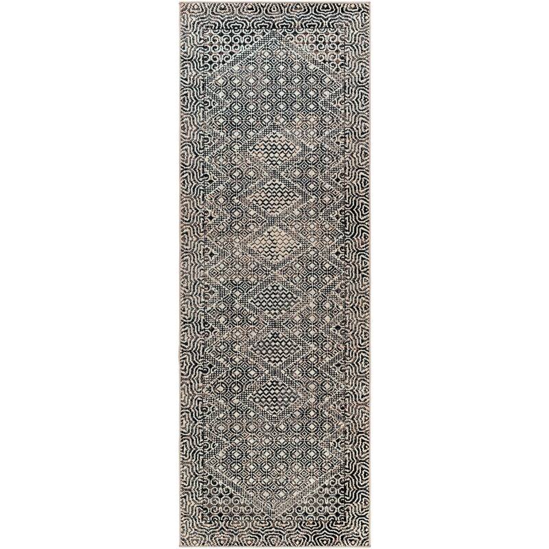 Livabliss Lavadora Global Geometric Machine Washable Boho Area Rug