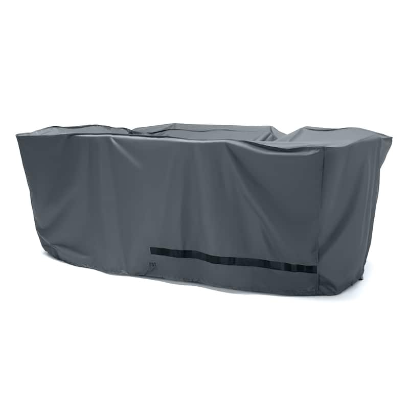Cannes 20 Piece Polyester Outdoor Patio Estate Deluxe Furniture Covers - Grey