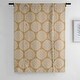 preview thumbnail 6 of 8, Exclusive Fabrics Printed Room Darkening Tie Up Indoor Window Shades Single Curtain (1 Panel)