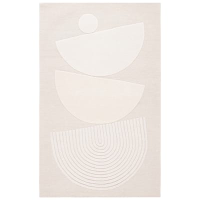 SAFAVIEH Handmade Ebony Roelfien Modern & Contemporary Wool Rug