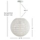 preview thumbnail 9 of 39, Campana 1-Light Bohemian Modern Woven Rattan/Iron LED Pendant, by JONATHAN Y