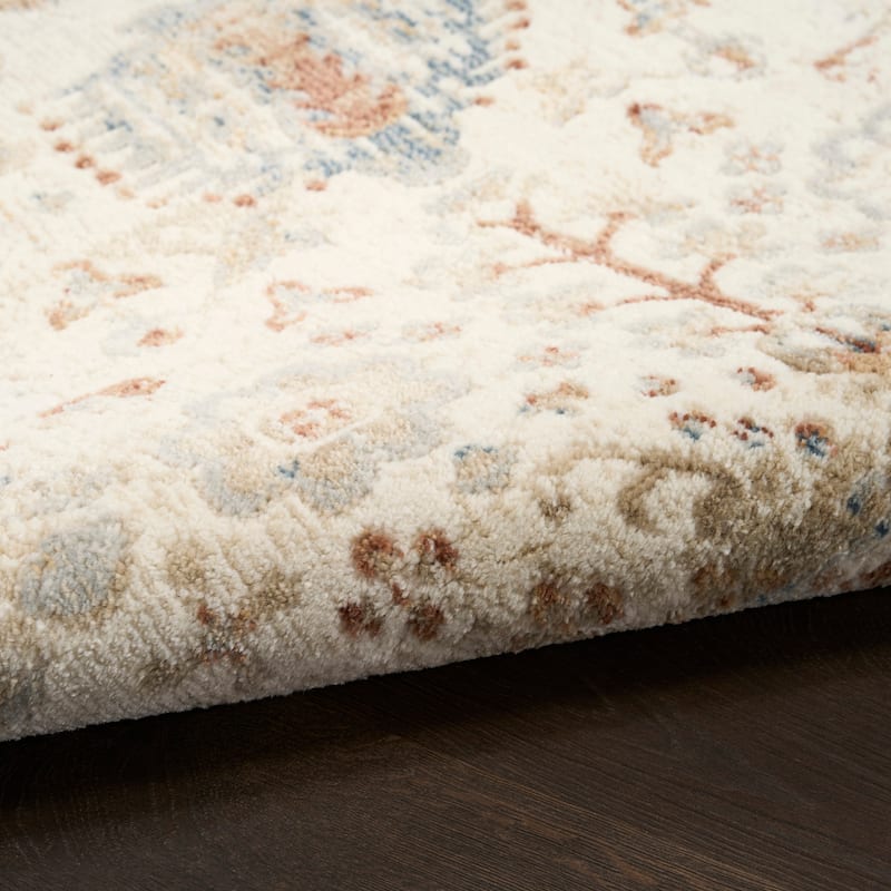 Nourison Pardis Indoor only Cream / Ivory Persian Area Rug