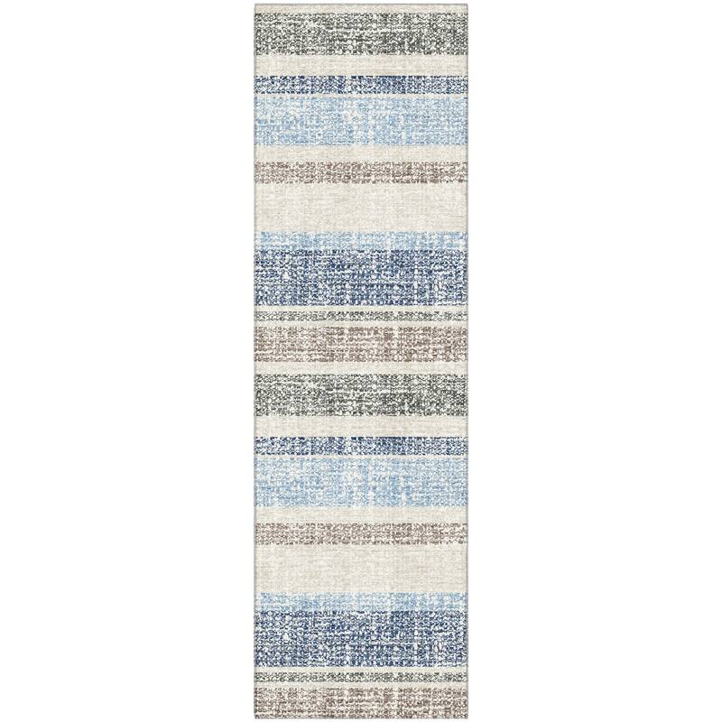 Premium Washable Super Soft Vintage Stripe Mayfield Rug