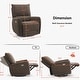 preview thumbnail 22 of 22, MCombo Power Swivel Glider Recliner Chair with USB Charging Ports for Living Room and Nursery, Fabric 6922