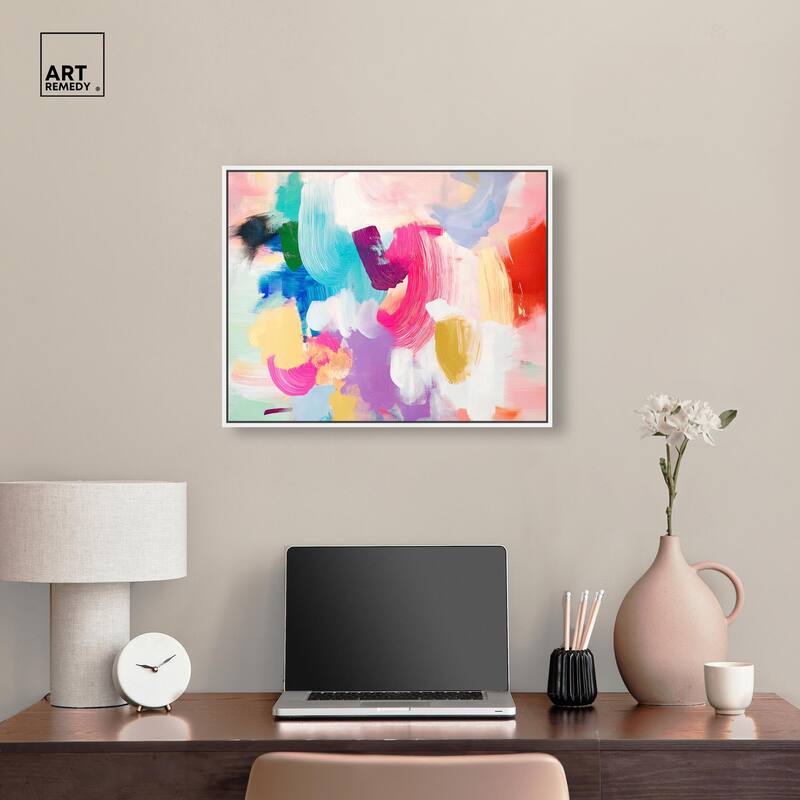 Pigment Play II Canvas by Art Remedy