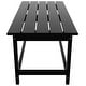 preview thumbnail 33 of 55, POLYTRENDS Laguna All Weather Poly Outdoor Coffee Table - Rectangle