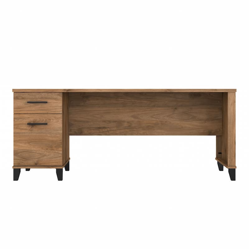 Bush Furniture Somerset 72W Office Desk with Storage Drawers