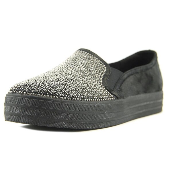 skechers double up shiny dancer black