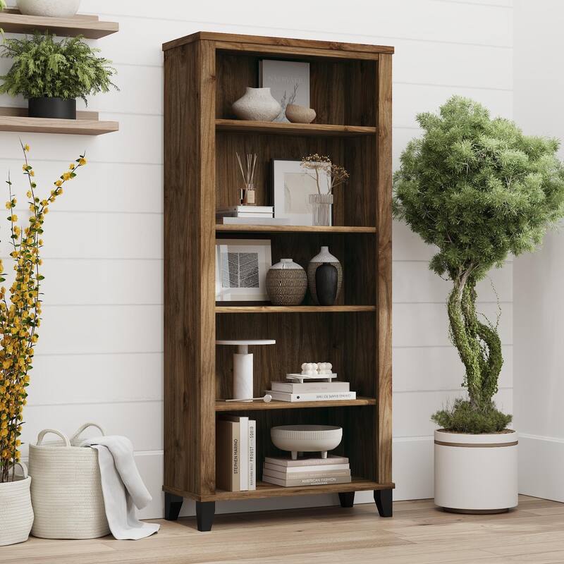 Bush Home Somerset Tall 5 Shelf Bookcase