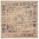 preview thumbnail 46 of 52, SAFAVIEH Agda Vintage Distressed Oriental Area Rug 6' Square - Warm Beige - Square