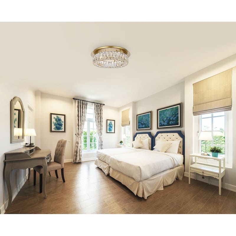 Gold LED Flush Mount