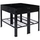 preview thumbnail 7 of 11, Sunnydaze Galvanized Steel Raised Garden Bed with Mesh Shelf - Set of 2 - Black