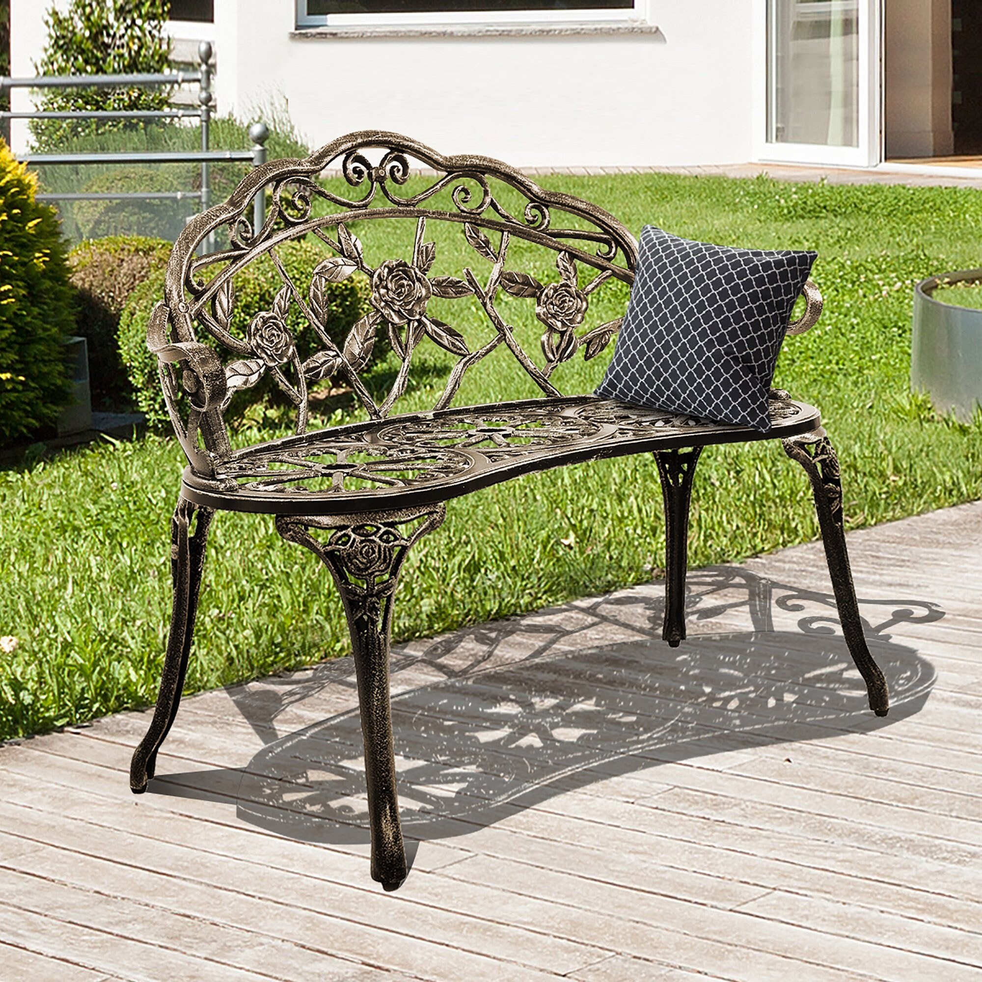 Couples garden outlet bench