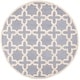 preview thumbnail 122 of 183, SAFAVIEH Handmade Cambridge Trudie Geometric Wool Rug 6' Round - Silver/Ivory - Round