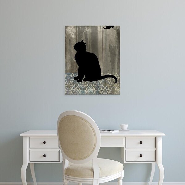Easy Art Prints Alicia Ludwig's 'Mouse Hunt II' Premium Canvas Art