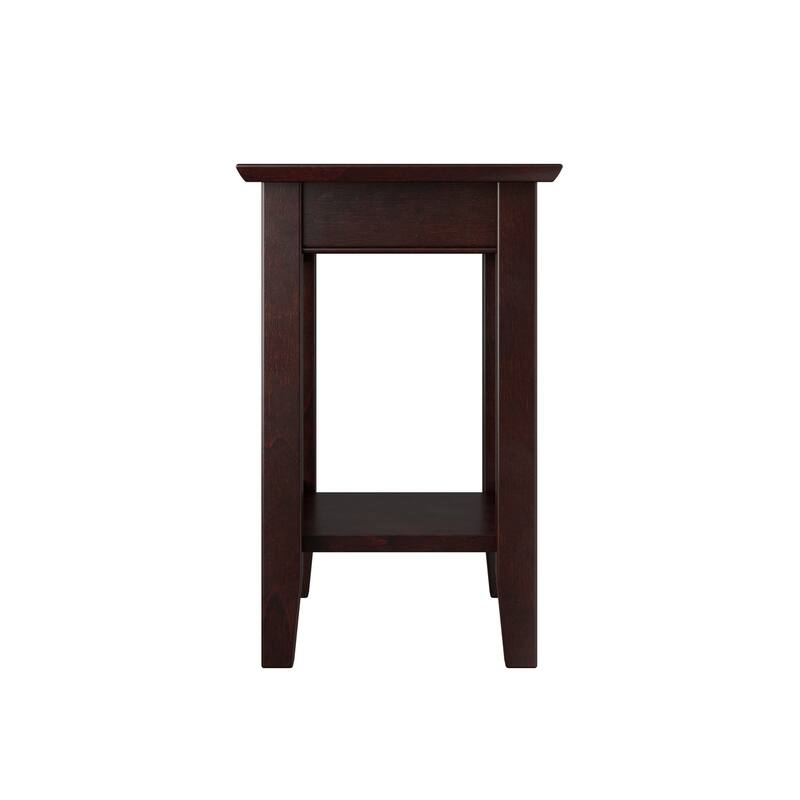 AFI Mission Chair Side Table with Charging Station