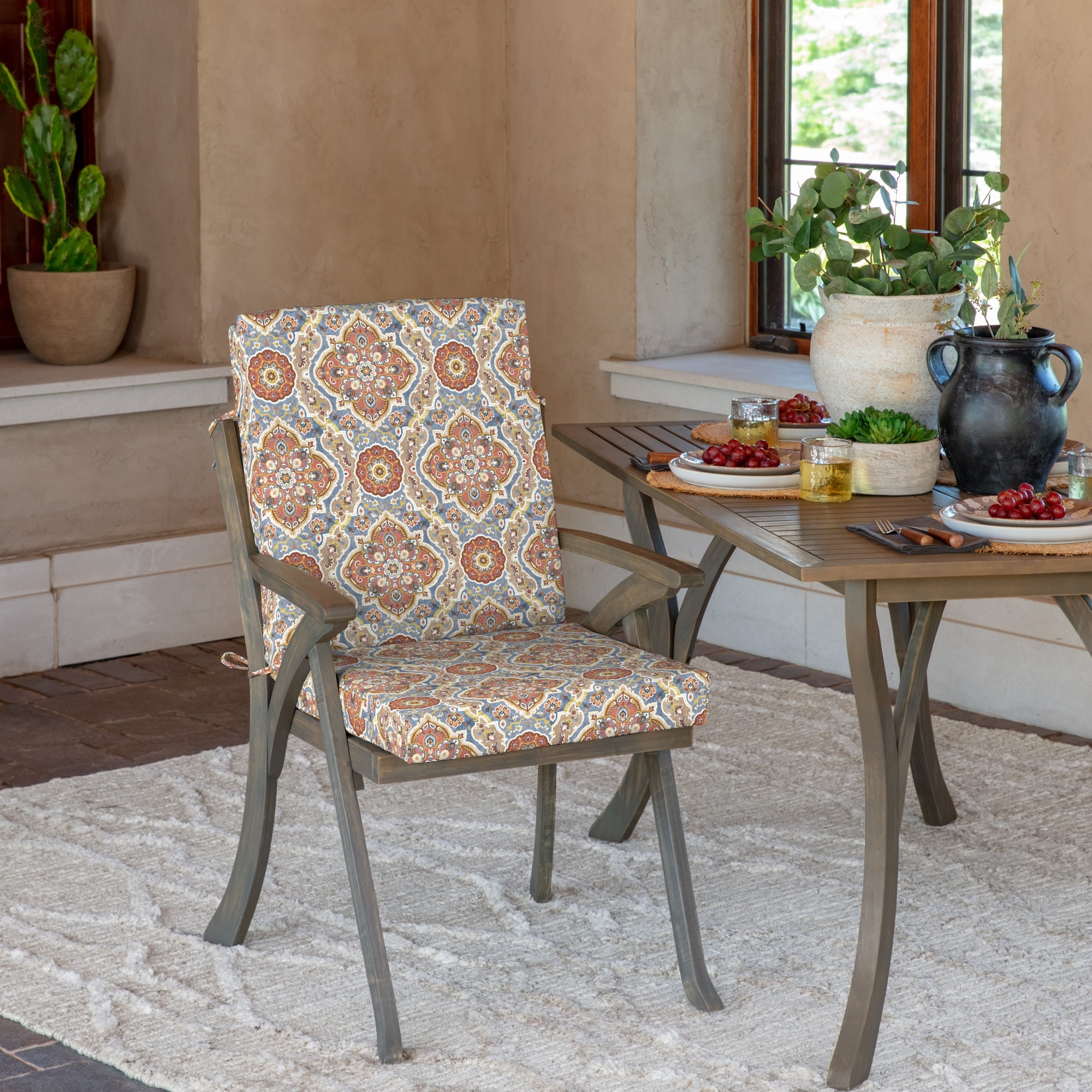 Arden Selections 20 x 20 Outdoor Dining Chair Cushion On Sale
