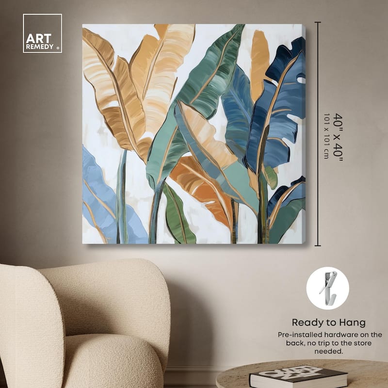 Paradise Fronds IV Canvas by Art Remedy, Gallery Wrapped