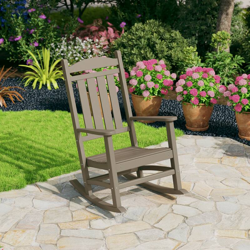 Laguna Hdpe All Weather Outdoor Patio Rocking Chair