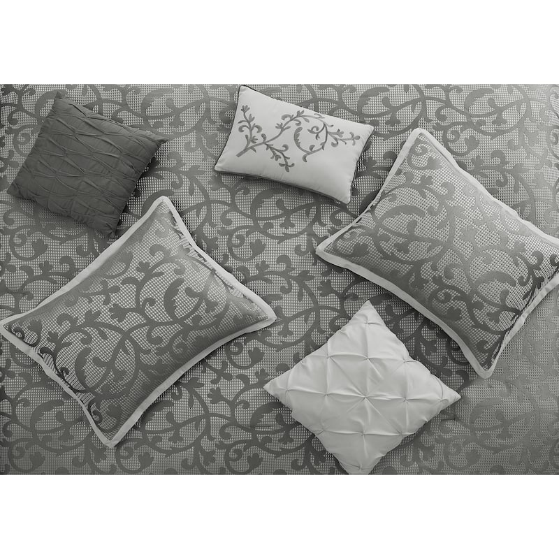 Nanshing Neva 14 Piece Paisley Jacquard Comforter Set