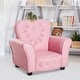preview thumbnail 8 of 9, Kids Sofa Toddler Tufted Upholstered Sofa Chair Princess Couch Furniture with Diamond Decoration for Preschool Child