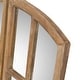 preview thumbnail 19 of 18, Jolene Arched Window Pane Mirrors (Set of 2)