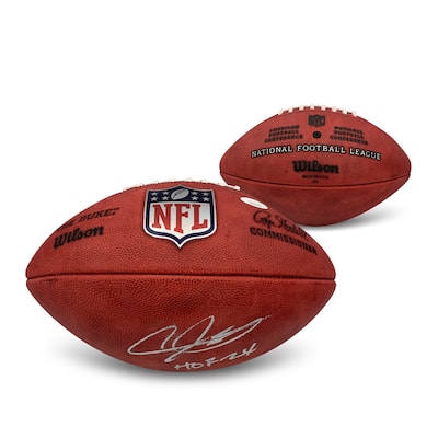 Andre Johnson Autographed Authentic NFL Game Signed Football HOF 2024 JSA COA - 8'6" x 11'6"