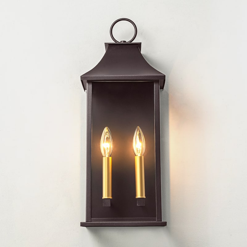 Maxax Black Metal Outdoor Wall Light