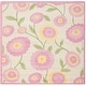 preview thumbnail 7 of 27, SAFAVIEH Handmade Children's Spring Ivory New Zealand Wool Rug 5' Square - Ivory/Pink